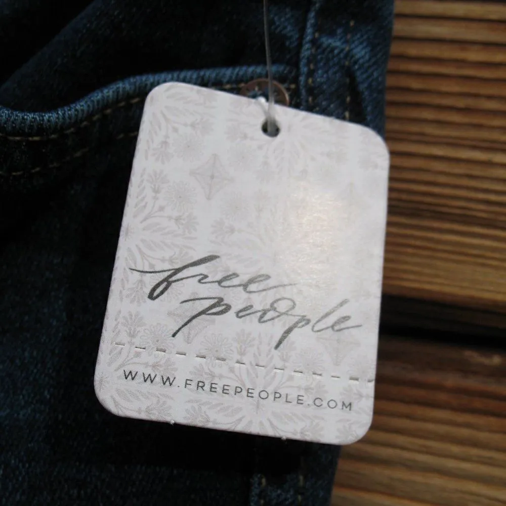 NWT Free People High Waist Raw Hem Skinny Jeans - Image 9