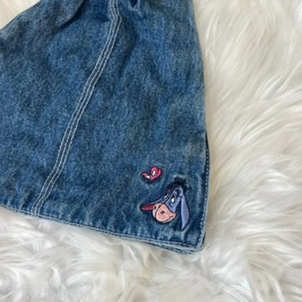 Vintage Y2K Disney Eeyore Denim Mini Bag - Image 2