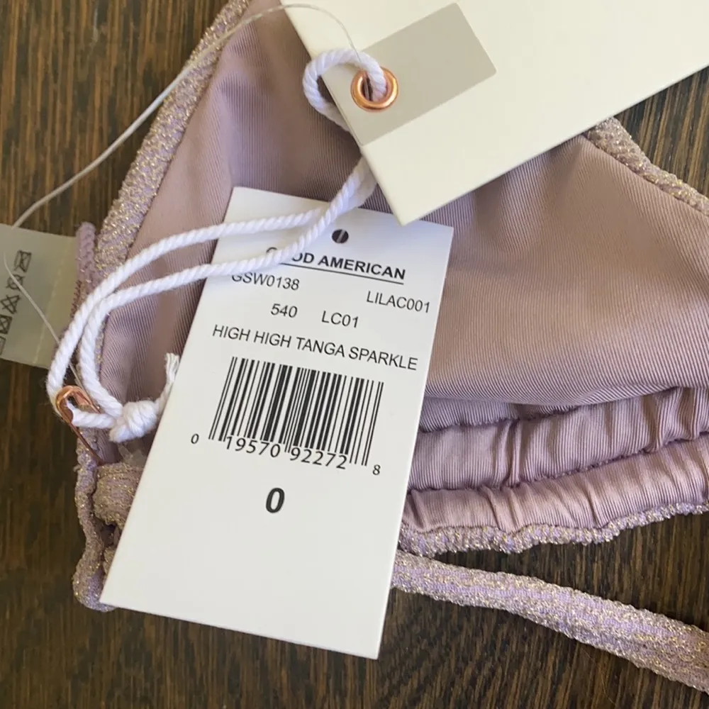 Hi-Hi Tanga Sparkle Bikini Top - Image 5