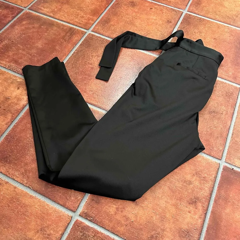 NWT Lavish Alice Black High-Waisted Tailored Trousers Size Extra Small - Image 8