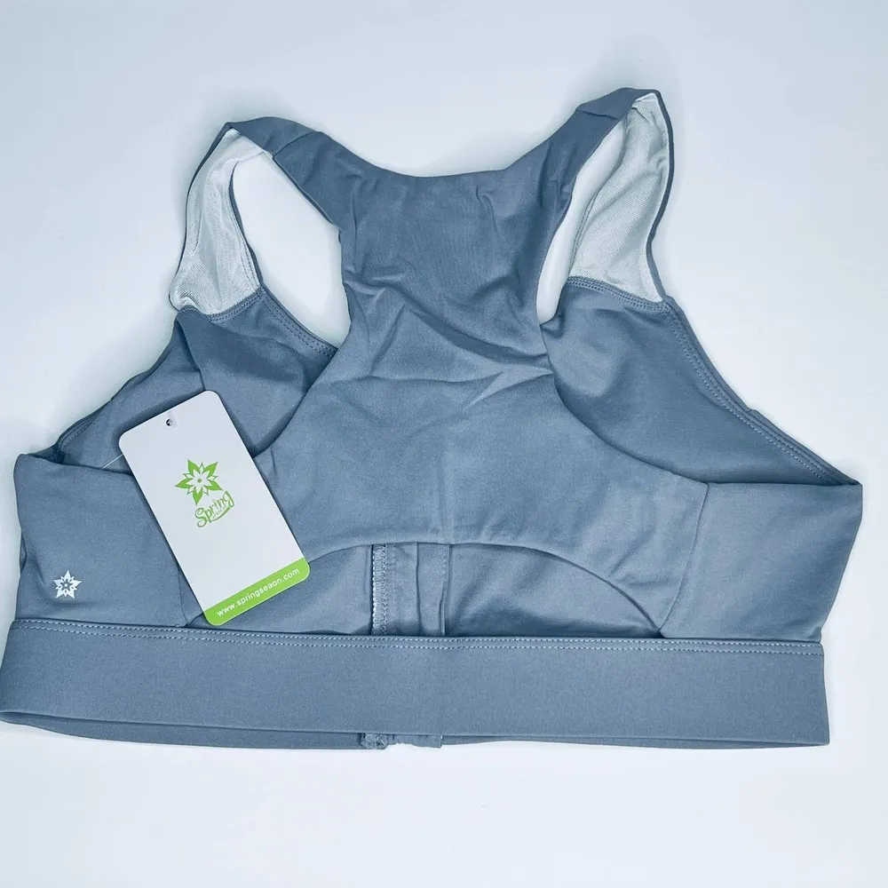 Spring Seaon Front Zip Racerback Bra New M Size M - Image 2