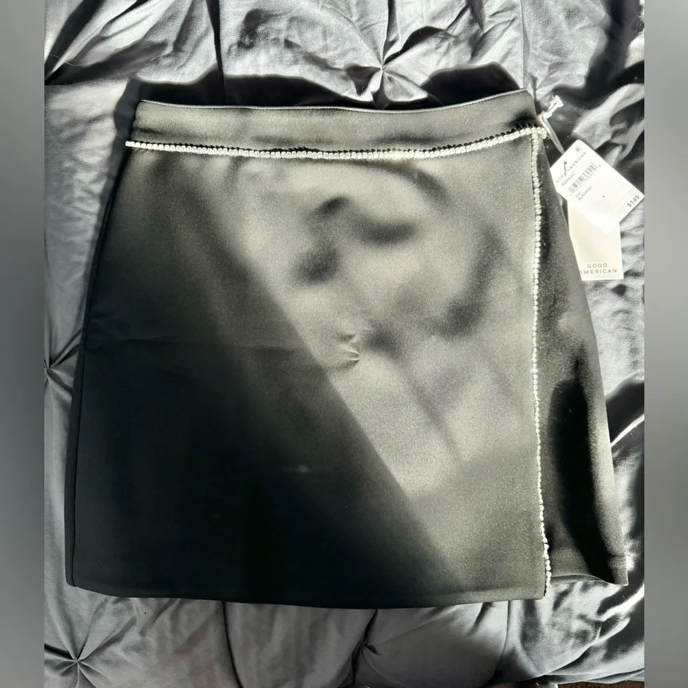 Good American Embellished Scuba Miniskirt - Image 8