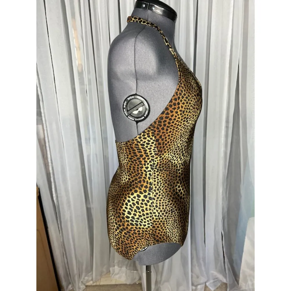 Catalina swimsuit Leopard print haltertop - Image 7