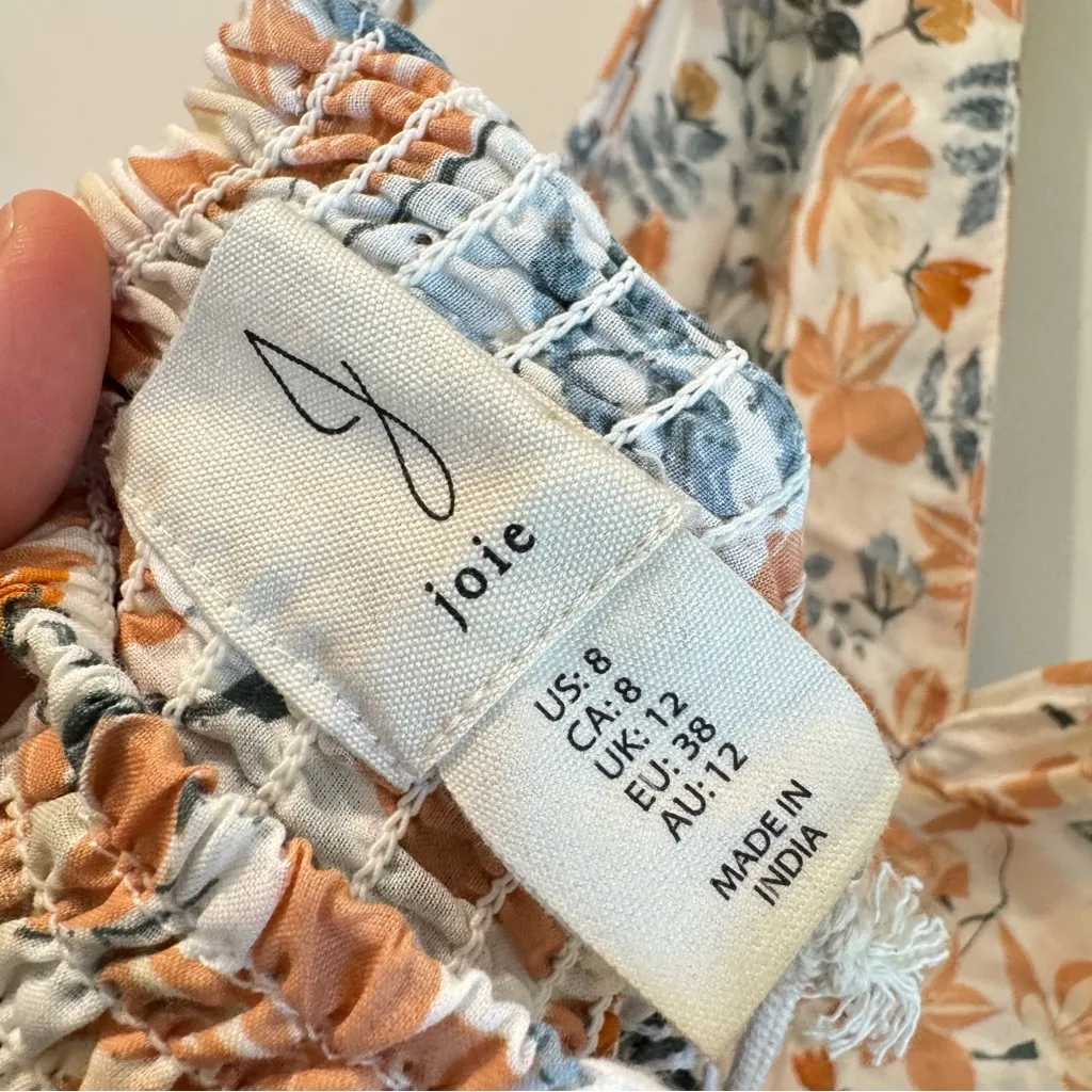 Joie Tiered Sleeveless Floral Midi Dress Size 8 NWT - Image 7