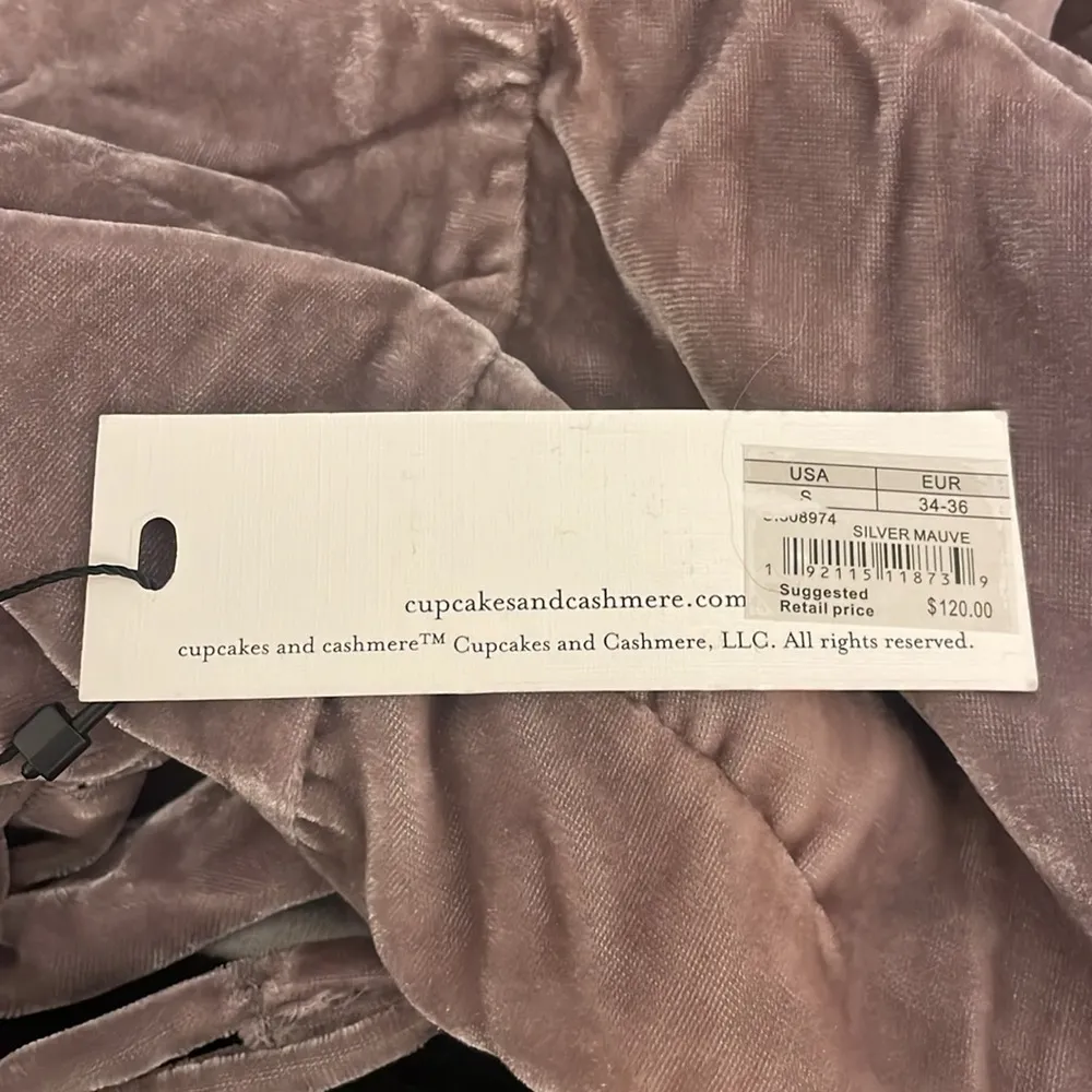 Cupcakes & Cashmere Lenny Velvet Wrap Dress - Image 4