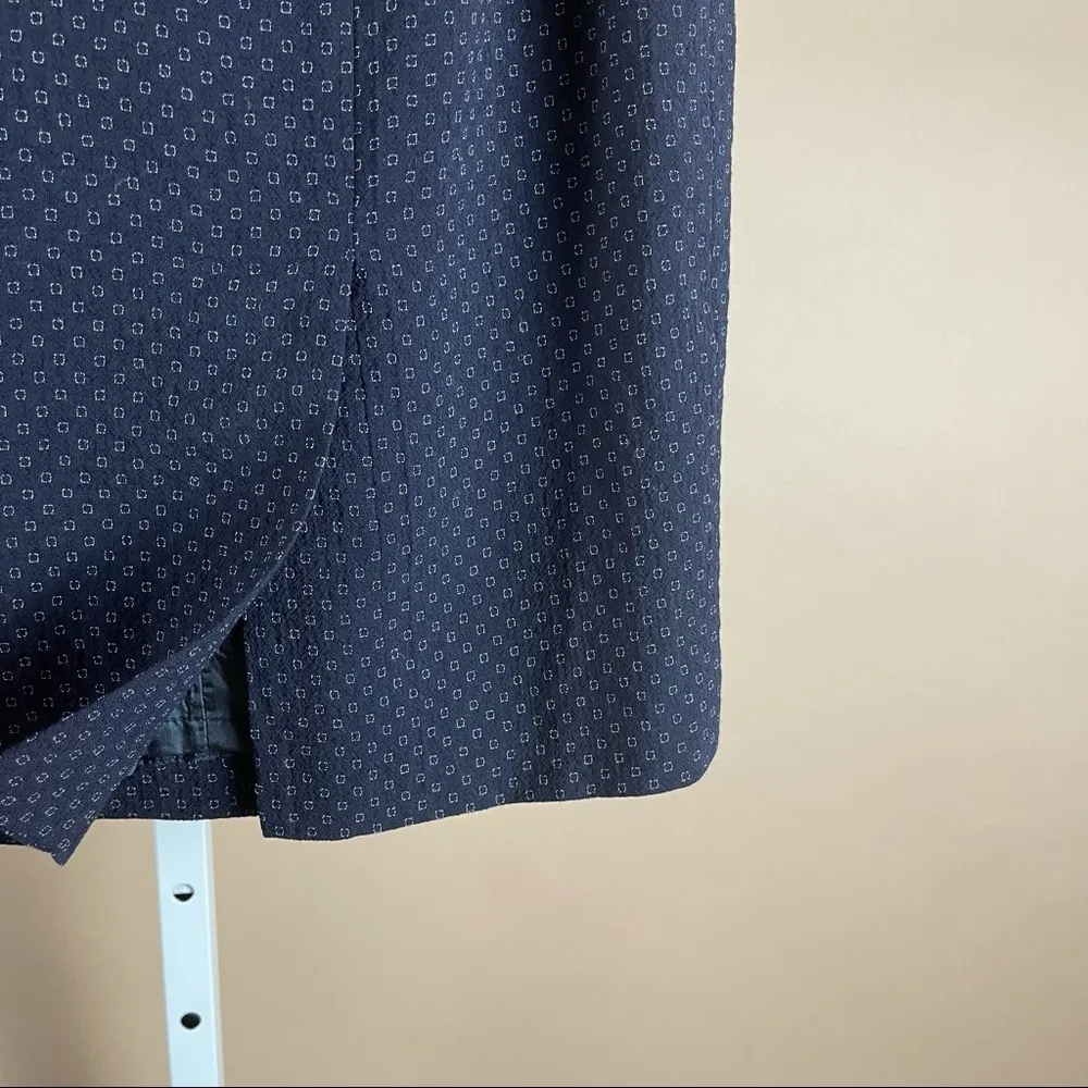 Austin Reed Vintage 14 Petite Wool Skirt Vest Suit Set Teacher Modest Office Blue Size 14P - Image 8