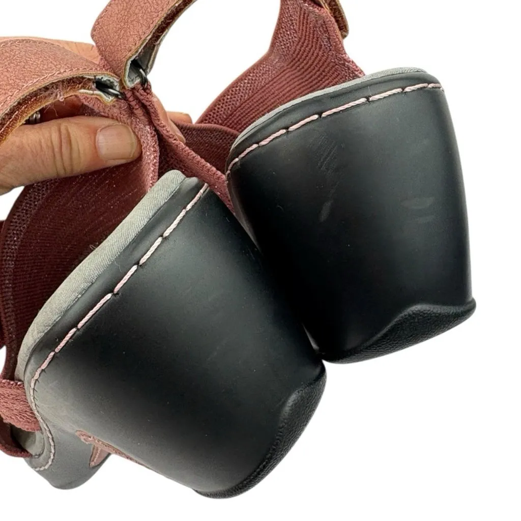 Jambu JBU Wedge Heels Women Size 10 Mauve Pink Comfort Memory Foam Beach Coastal - Image 5