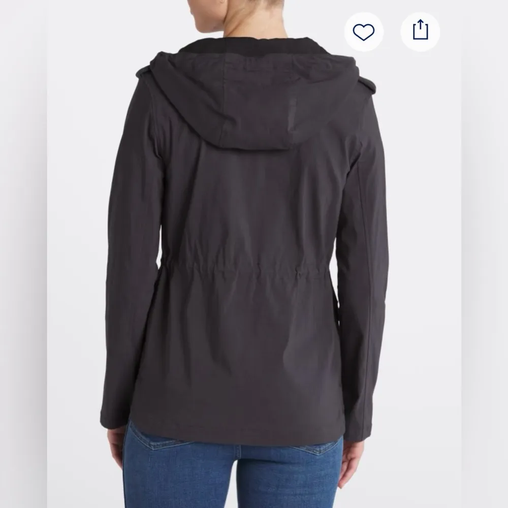 Eden Society Holly Contrast Hood Utility Cargo Jacket - Image 2