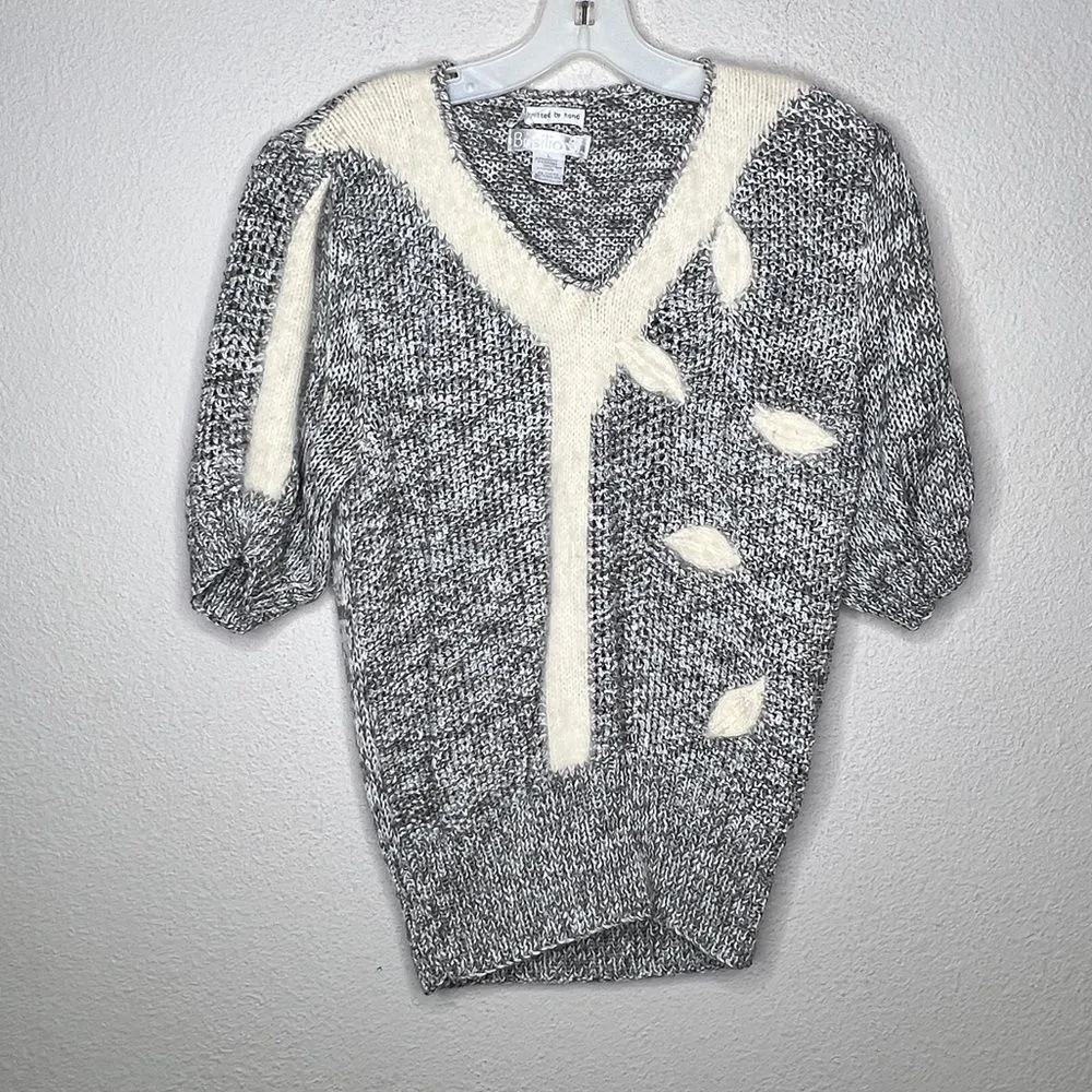 Vintage Basilio‎ Hand Knitted Sweater Size L - Image 5