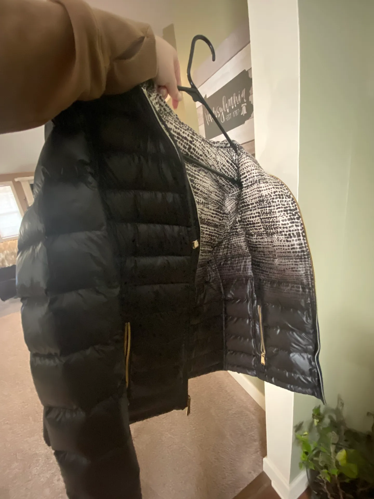 Reversible Puffer Coat - Image 3