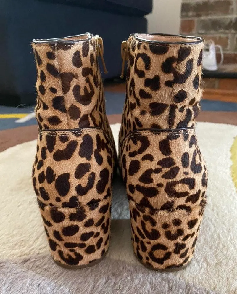 Steve Madden KRISTINA Calf Hair Leopard Print Bootie - Image 4