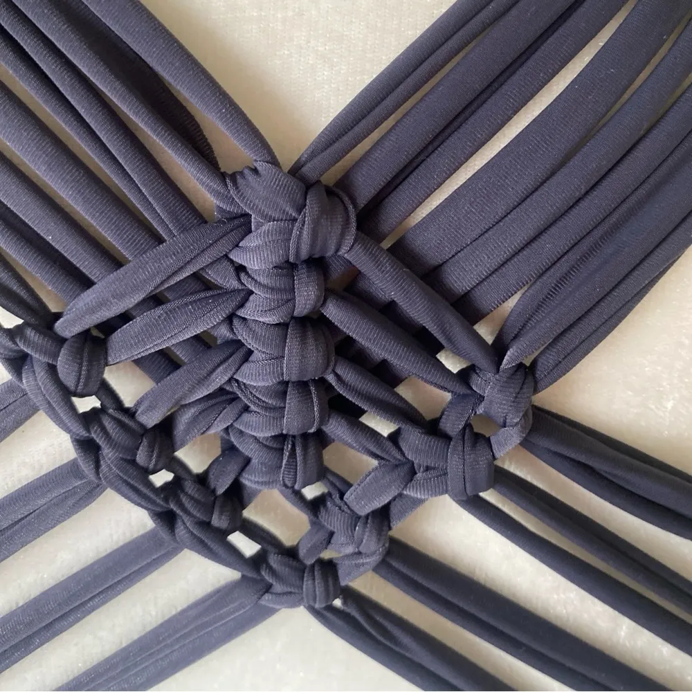 Maaji Women's Deck Reversable Bikini Top Swimsuit, Dark Gray, Size M Gray Size M - Image 8