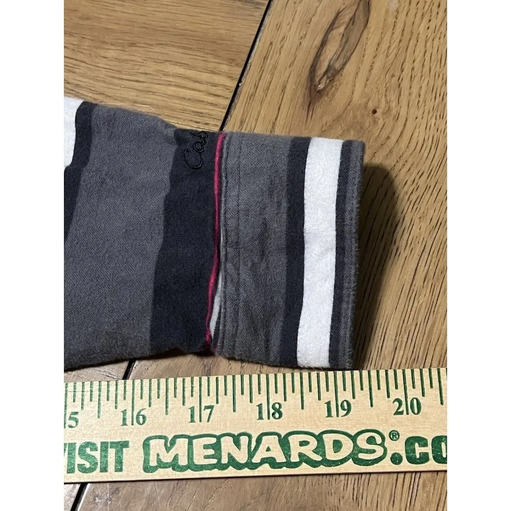 CABELAS Shirt Women Size Medium Aztec Flannel Southwestern Cowboy Western Button - Image 5