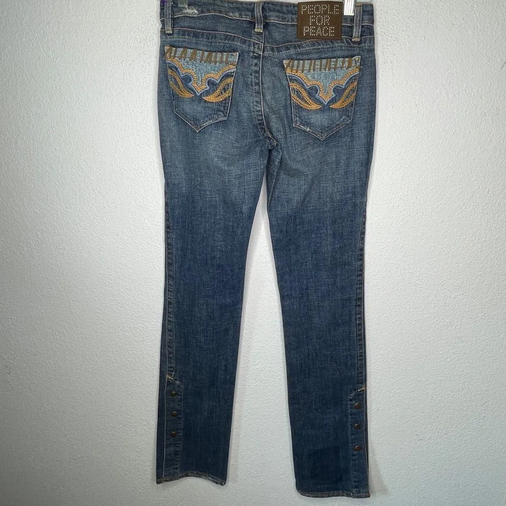People‎ 4 Peace Jeans Blue Size 28 - Image 7