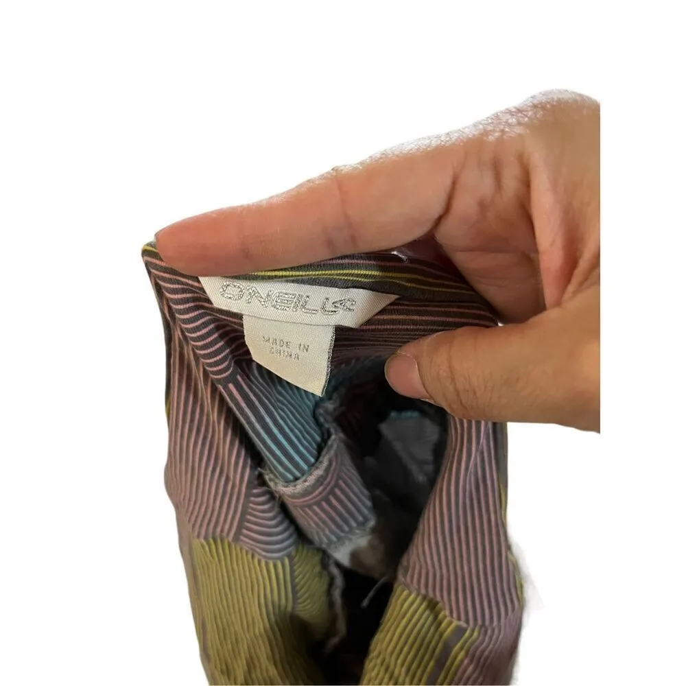 O’Neill‎ Multicolor Striped Halter Top Maxi Dress Size Small - Image 8