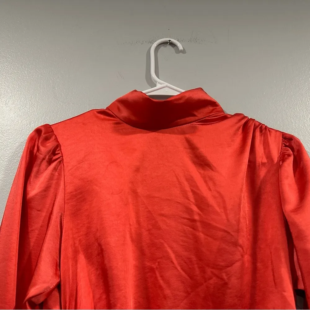 A.L.C. Joss Long Sleeve Ruched Dress 2 NWOT - Image 6