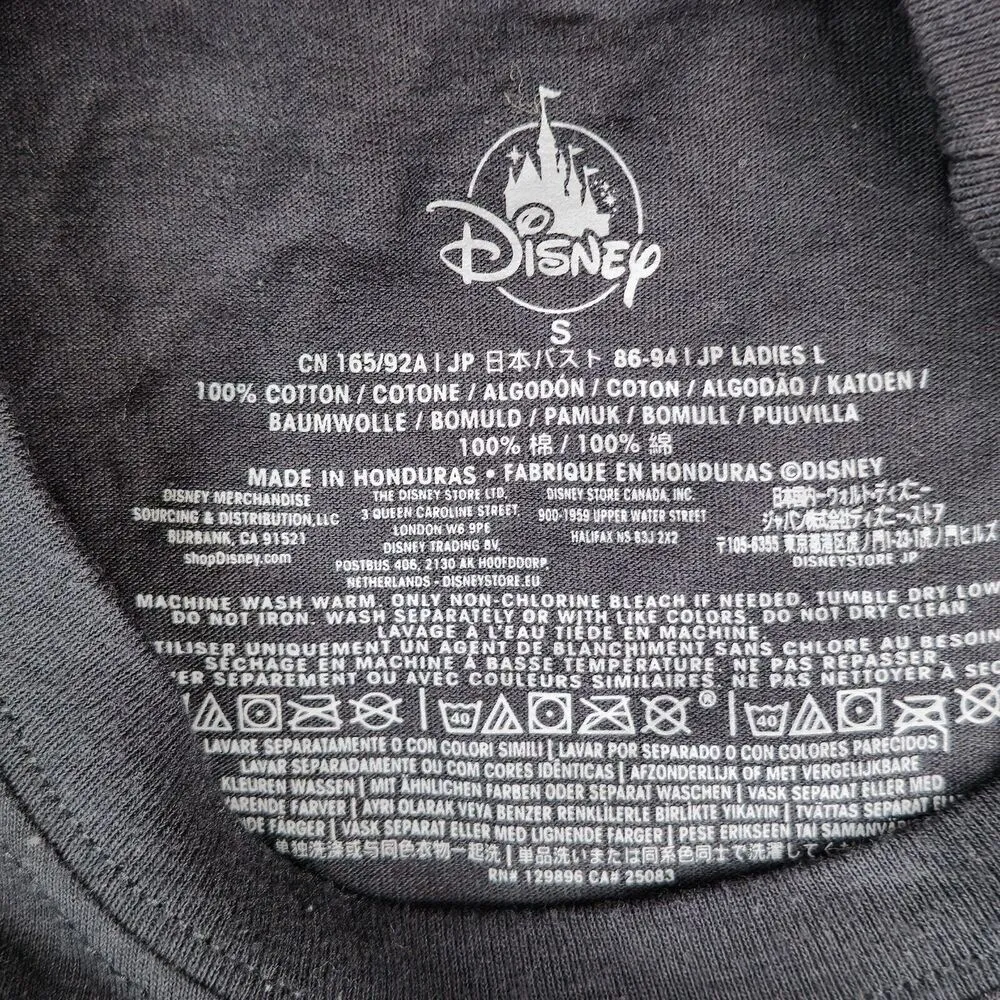 Wonderful World Of Disney Store T-Shirt Tinkerbell Castle Magic Womens Small New - Image 6