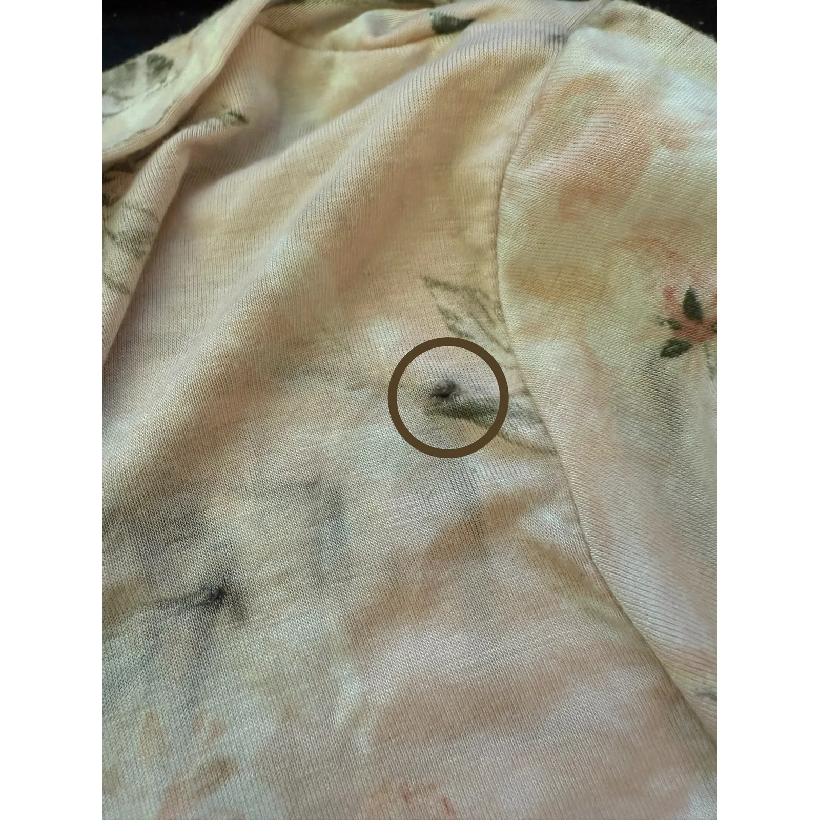 Posh Peanut Light Pink Rose Flower Bamboo Robe Medium NO BELT - Image 5