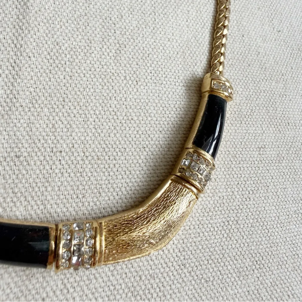 Christian Dior 1980s Vintage Choker Chain Necklace - Image 3