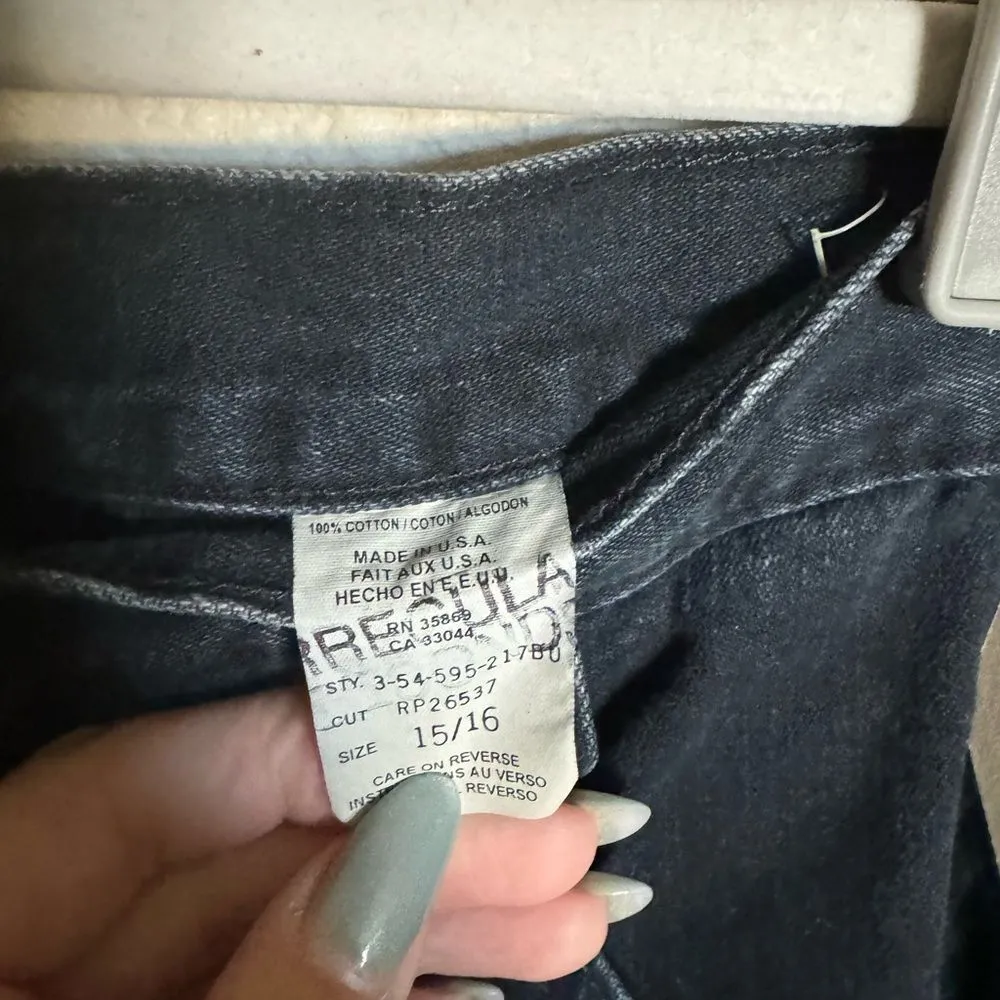 Vintage Roper Relaxed Fit Jeans Sz 15 black‎ deadstock NEW studded along the leg Black - Image 5