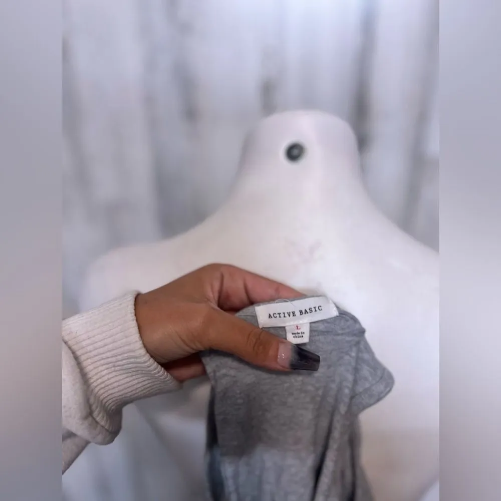 Active Basic  Gray bodysuit - Image 3