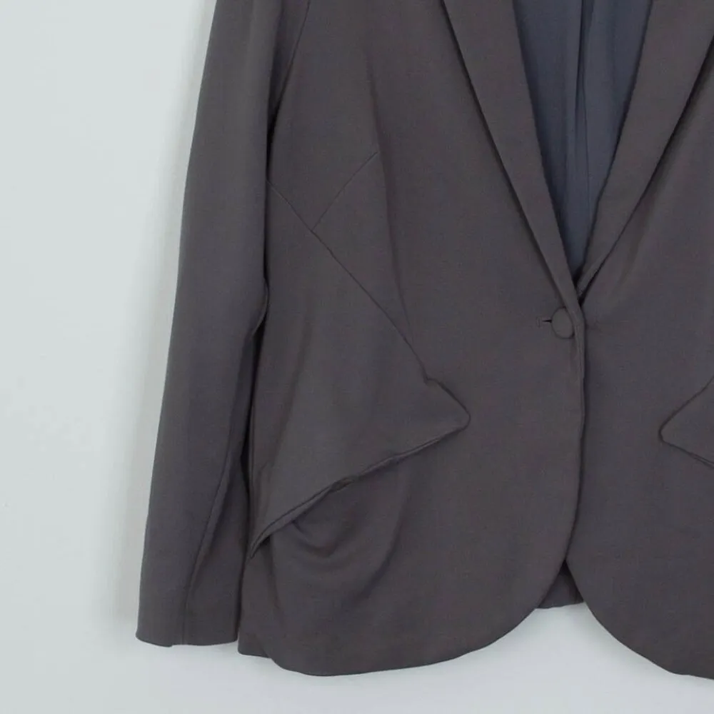 Elizabeth & Clarke Womens The Unstainable Collection Pant Suit Size 18 Gray Work - Image 4