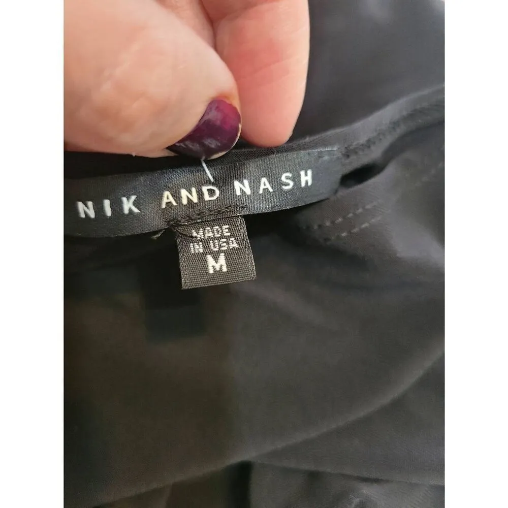 Nik and Nash Sz M Black and White Block Color Sleeveless Dress Size M - Image 3