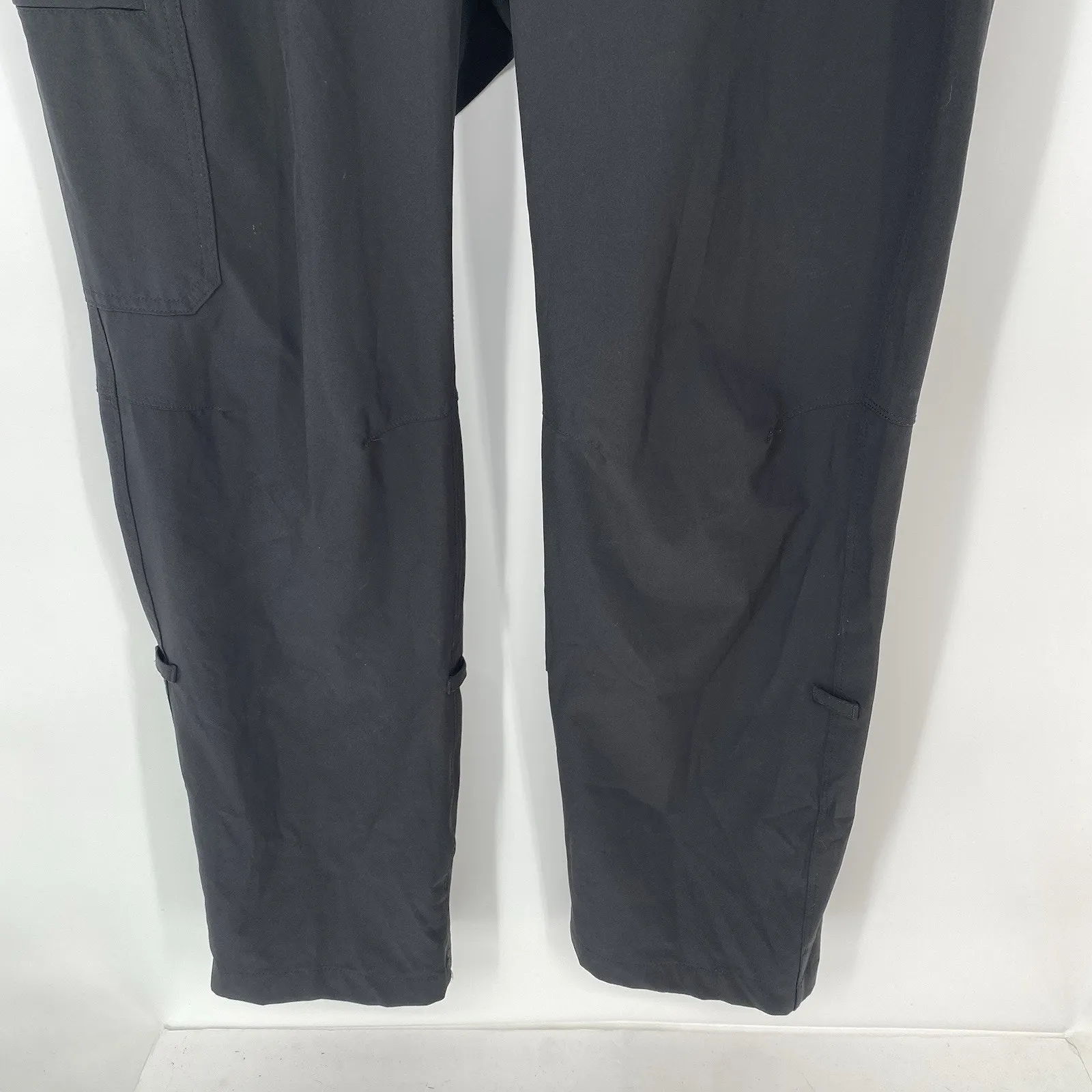 REI Co Op Kornati Roll up Tech Pants Women's Size 12 Petite Black - Image 8