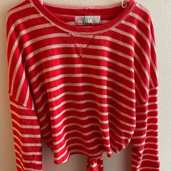 Free People Beach Terry Striped Sweater - Image 5