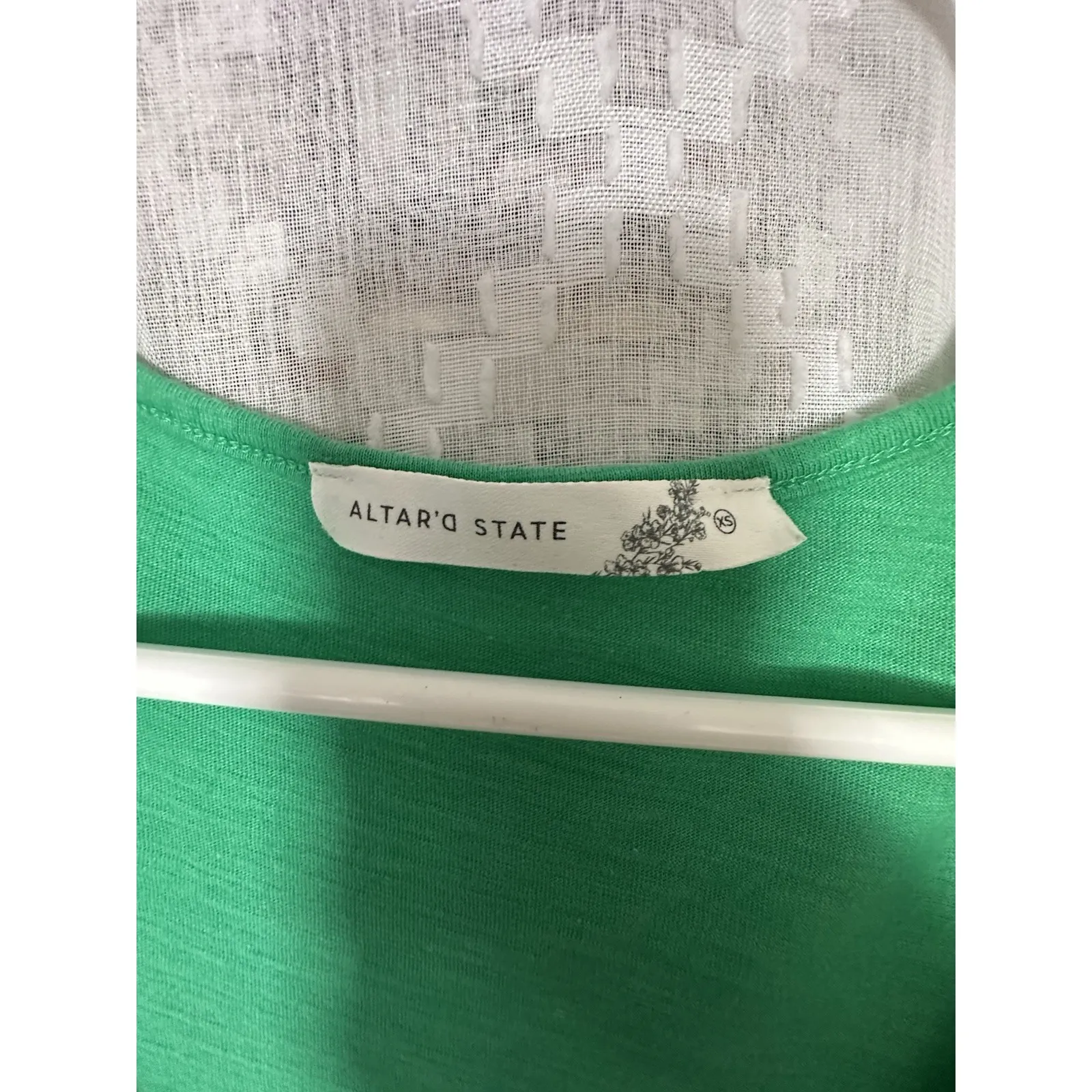 Y2K Vtg Alter'd State Green Short Sleeve Babydoll Top‎ XS Elena Gilbert TVD - Image 6