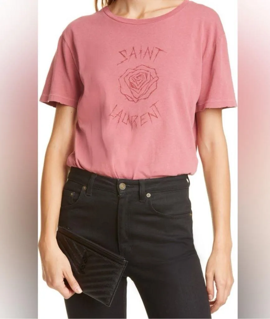 NWT YSL Saint Laurent Monogramme Quilted Calfskin Zip Pouch in Noir Black - Image 2