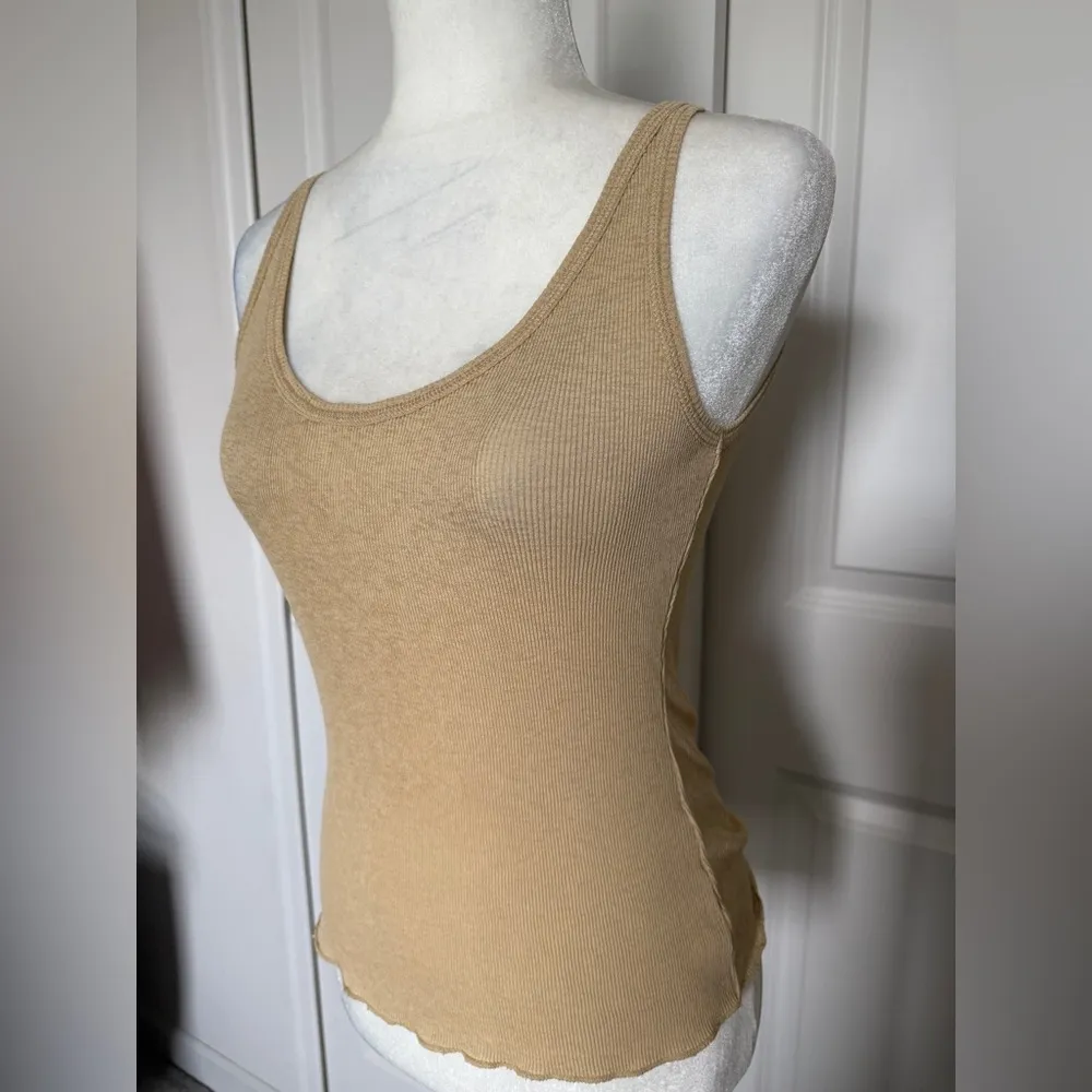 H&M Beige Knit Tank Top - Image 2