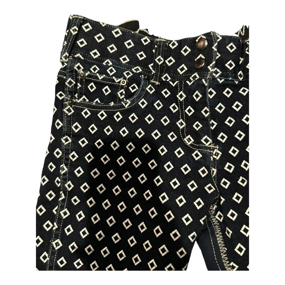 Goode Rider blue denim with white print & Horze gray breeches bundle size 28 R - Image 16