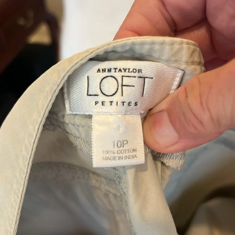 Anne Taylor LOFT Khaki Shirts Cargo Bermuda - Image 6