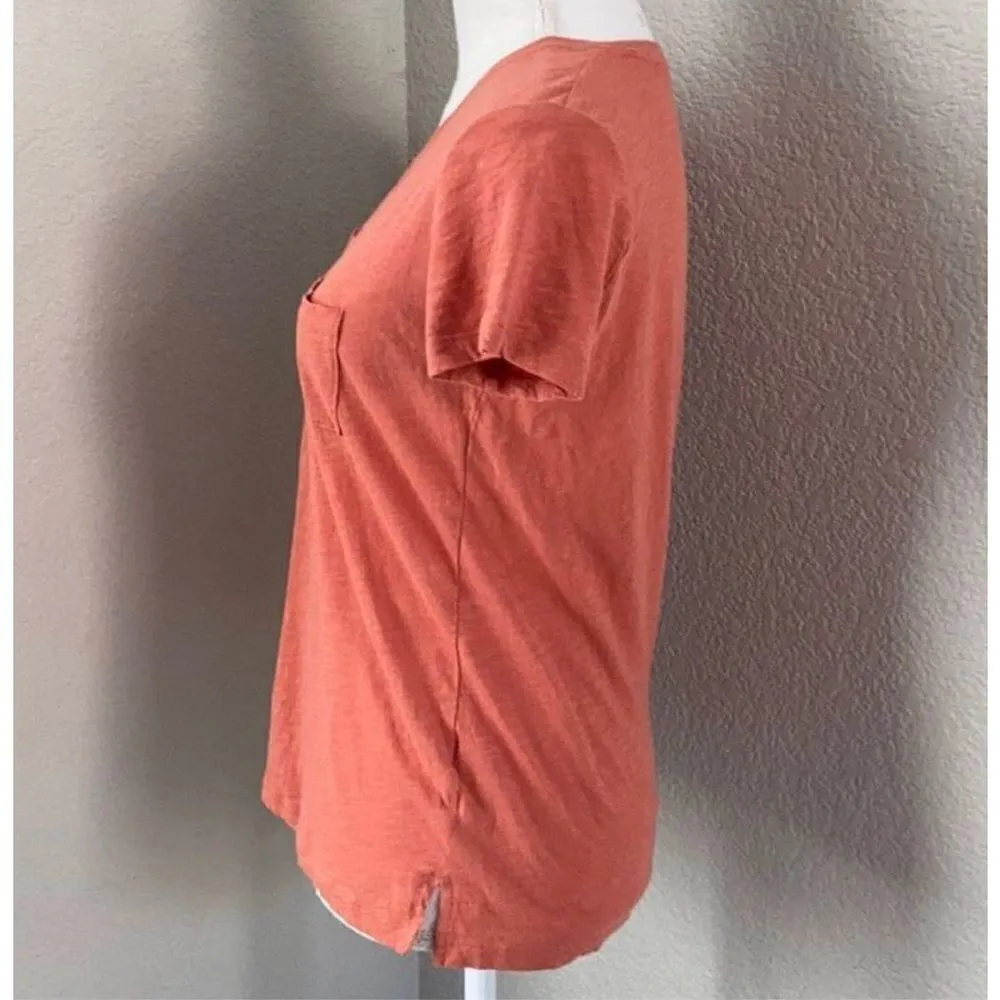 Madewell Whisper V Neck Pocket Tee Size Small - Image 8