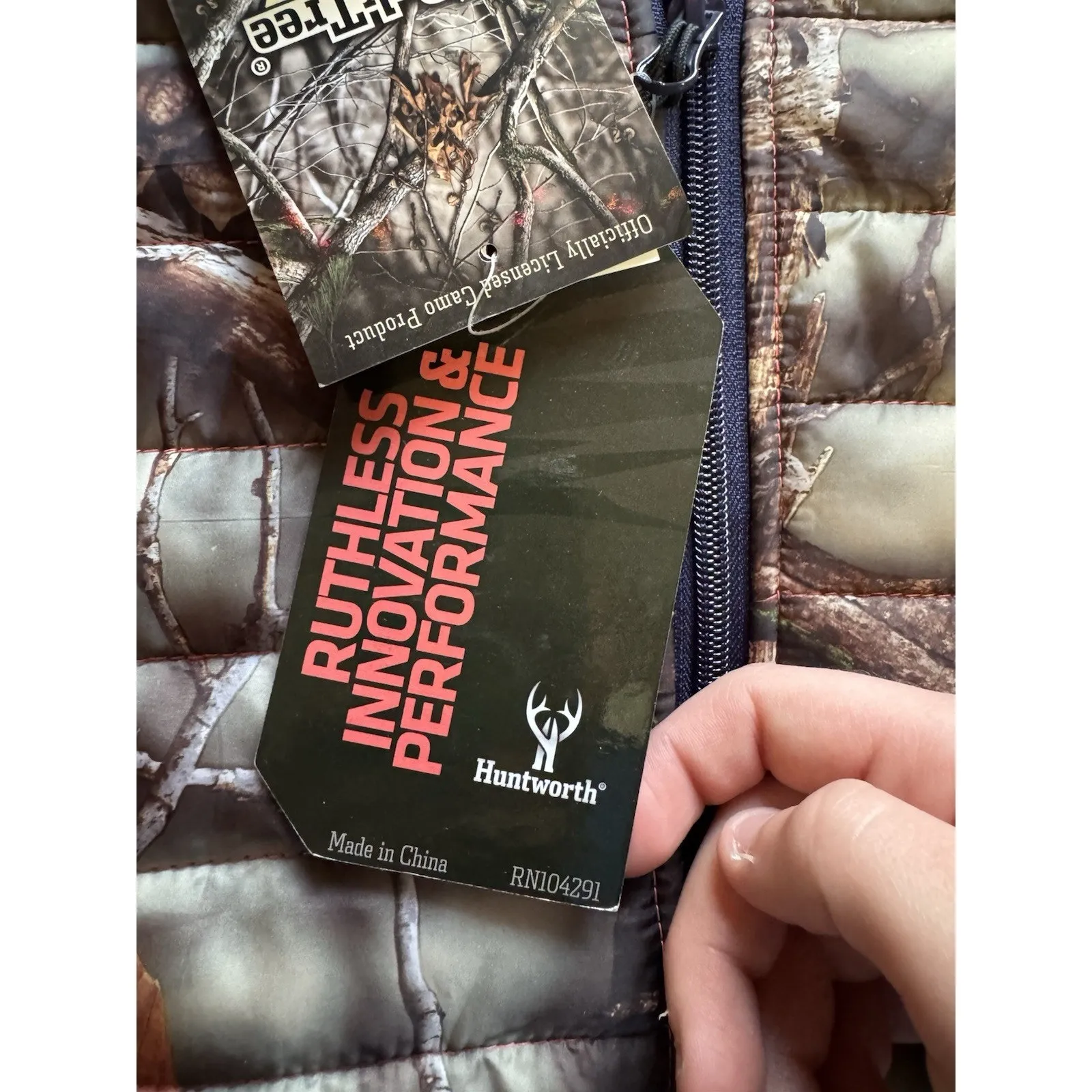 Huntworth Jacket Women M Oak Tree Evo Full Zip Jacket Hunting Outdoor Country NW - Image 13