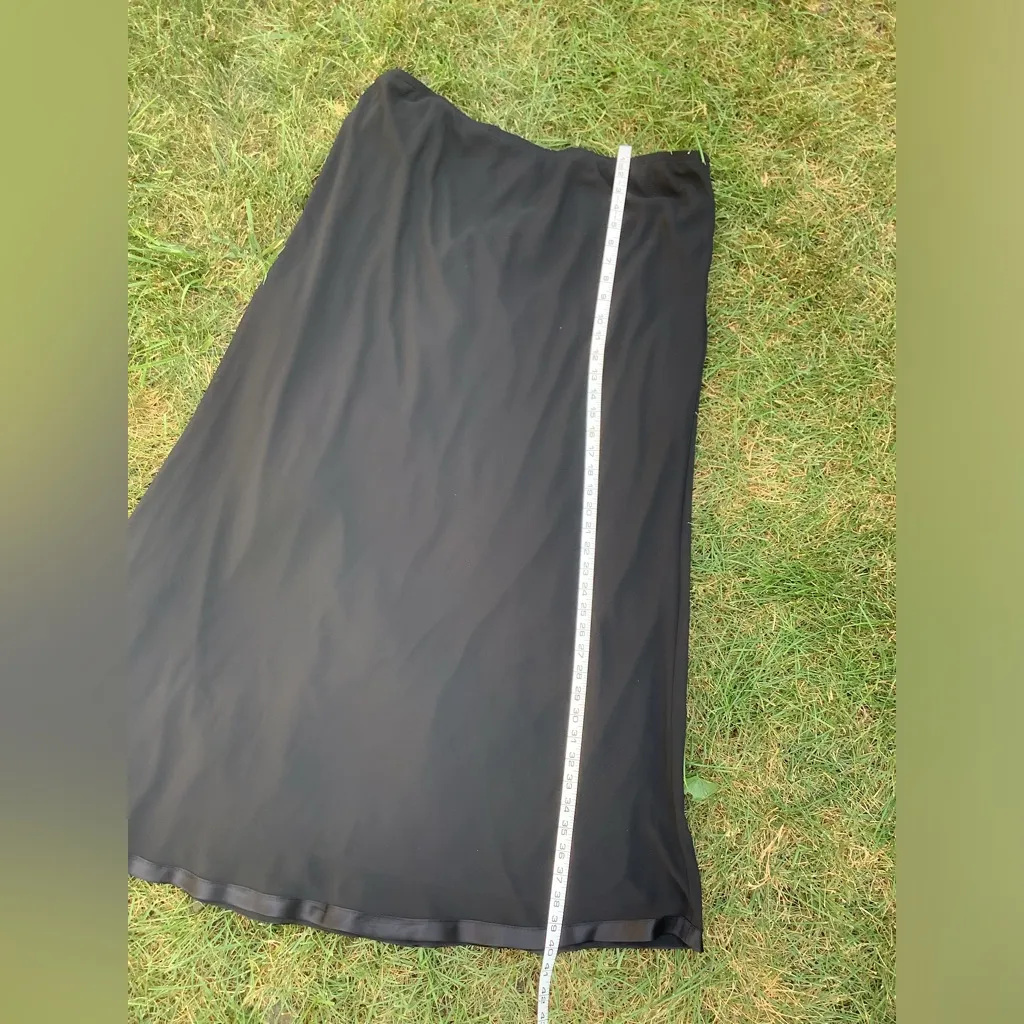 Dressy midi skirt 💖 Black Size XL - Image 3