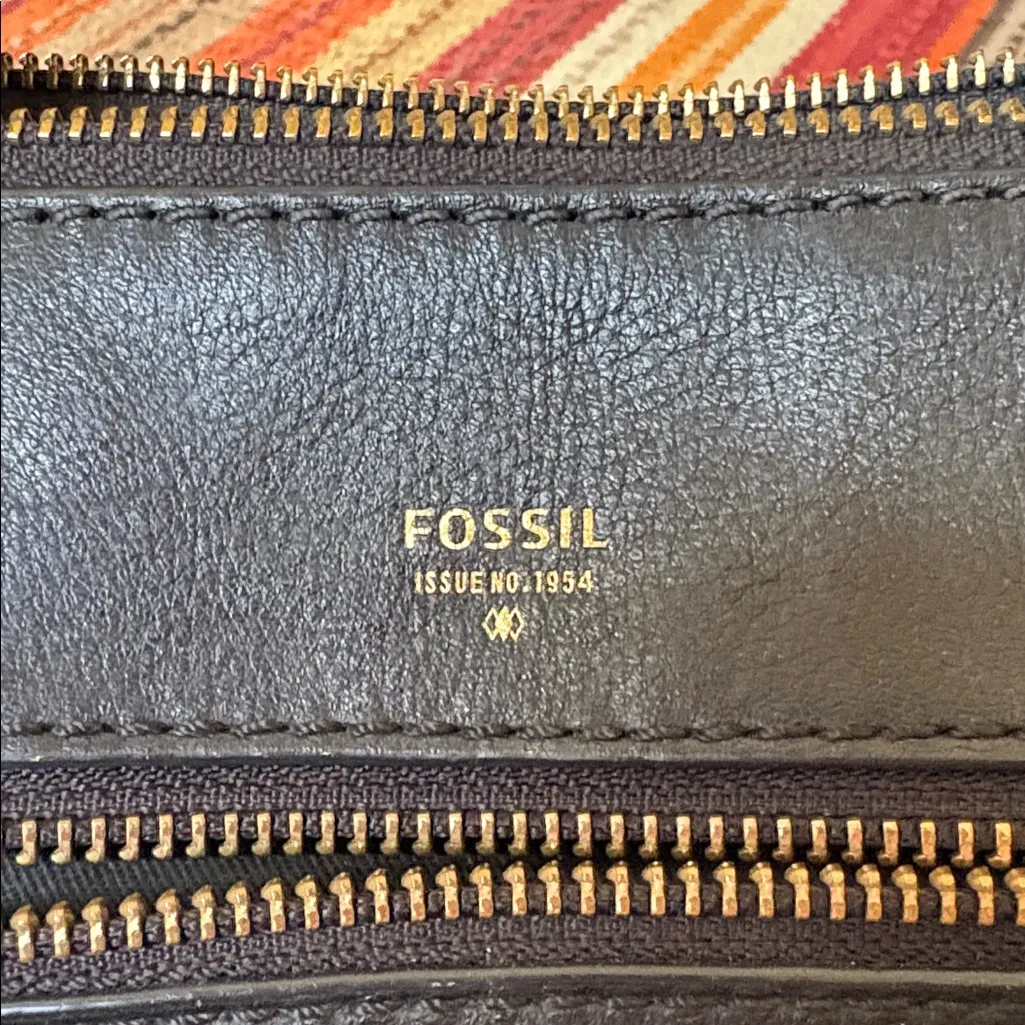 Fossil Tessa Satchel / black / tote - Image 8