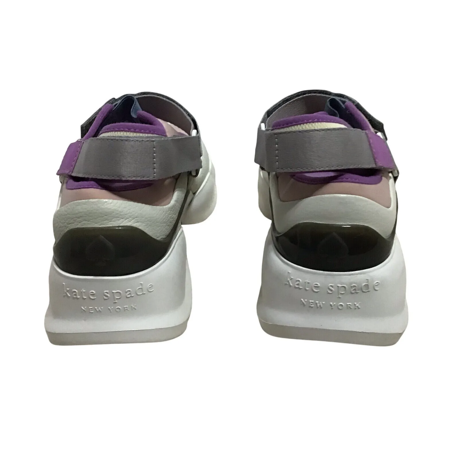 Kate Spade Cloud Cutout Womens Sneakers 7.5 Multicolor Purple Strap Designer Y2K - Image 6