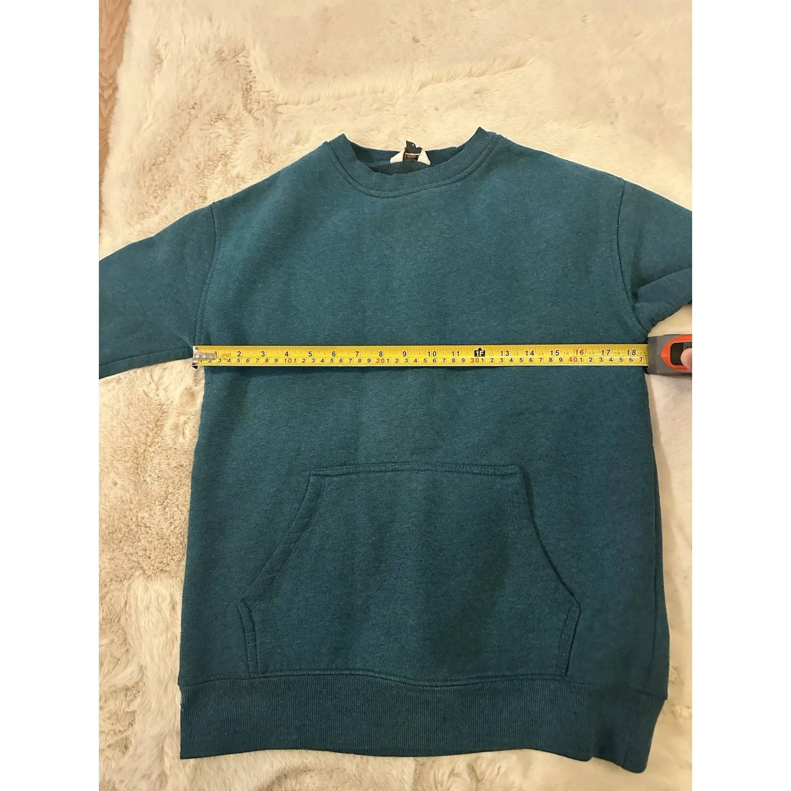 Women's DANSKIN Turquoise Drop Shoulder Sweatshirt. Size‎ S - Image 6