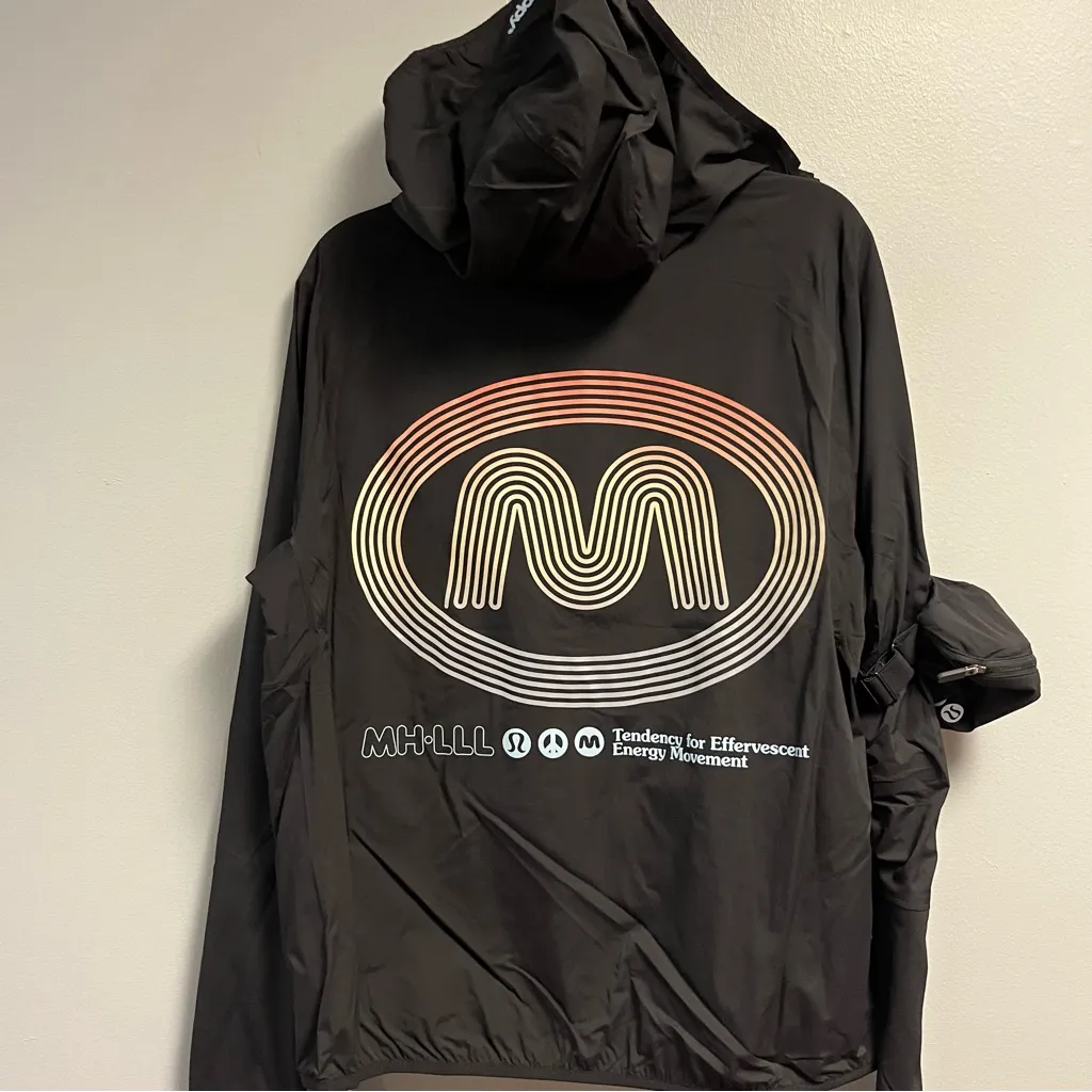 Lululemon x Madhappy Packable Running Jacket in Black Sz 2 NWT - Image 10