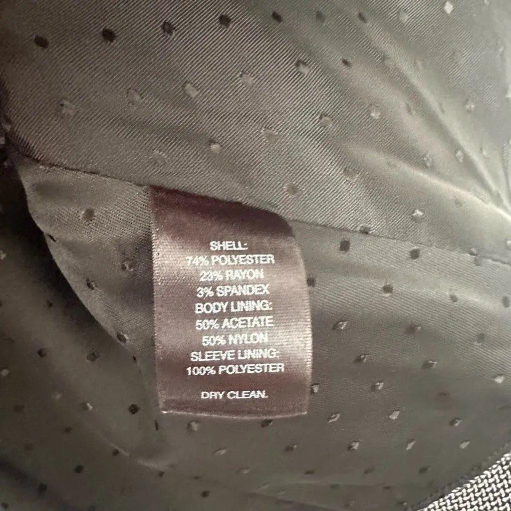 White House Black Market Women’s 2 Dotted Blazer Jacket Career Work Wear - Image 3