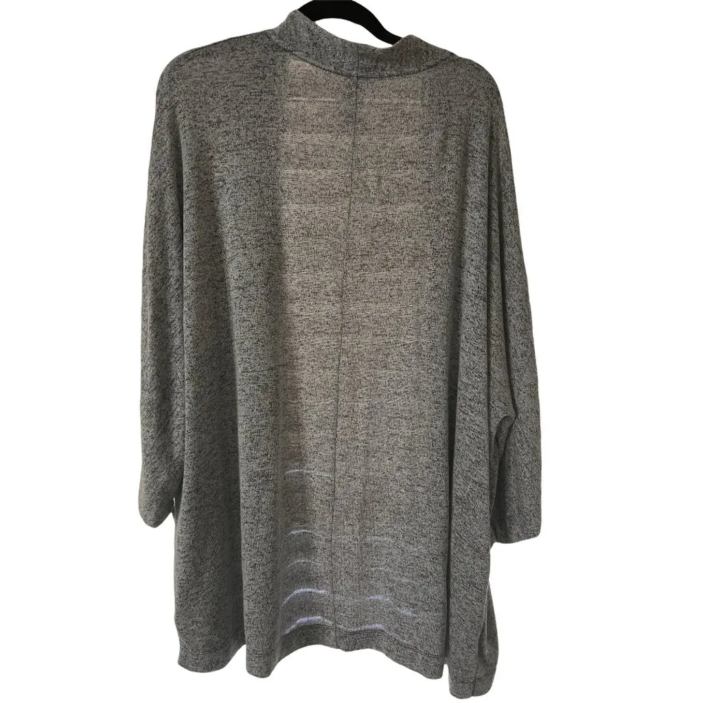 Time And Tru Womens Open Front Lightweight Gray Cardigan Sweater XXL/2X Soft Ble - Image 5