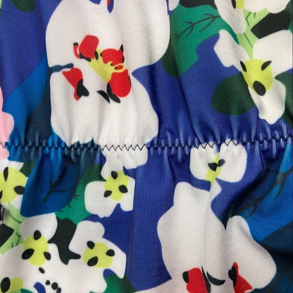 Two Piece Bikini Size Medium Halter‎ Tie Closure& Front Tie Closure Blue - Image 7