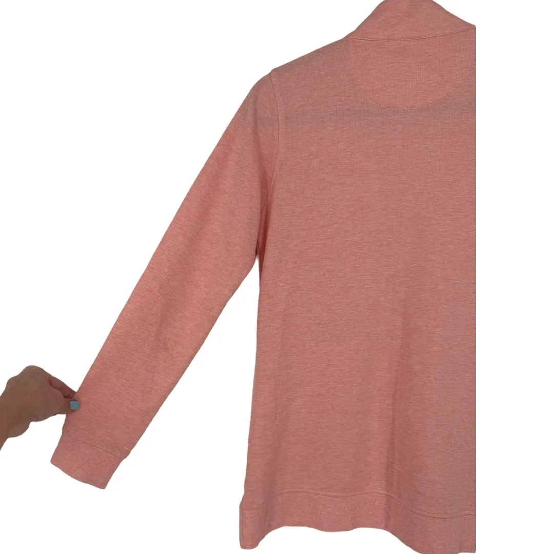 Peter Millar Women's Crown Comfort Full Zip Cotton Modal Jacket Sz Medium Preppy - Image 9