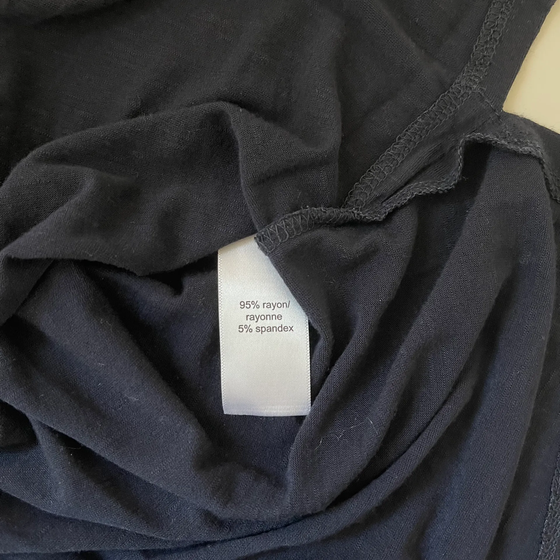 Maurices 24/7 Navy Blue Keyhole Strappy Front Short Sleeve Tee - Image 9