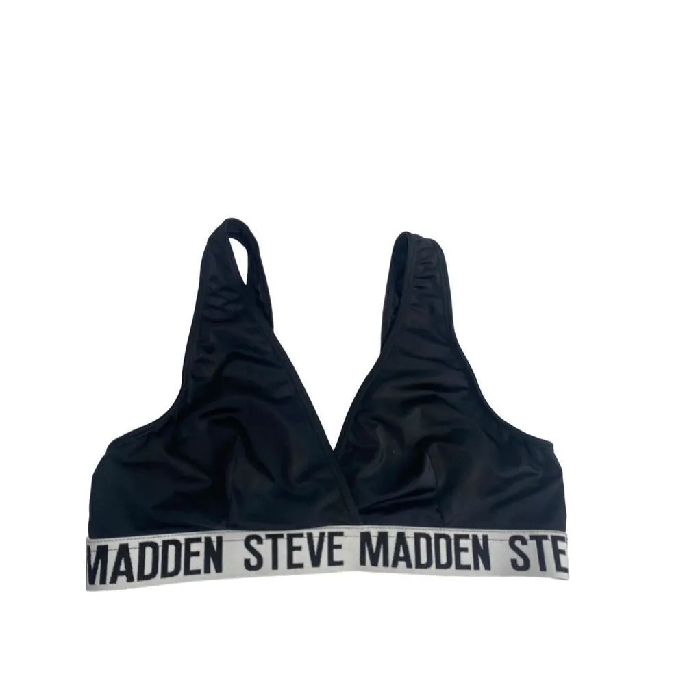 Steve Madden black sports bra size small (no tag see pic measurements) - Image 2