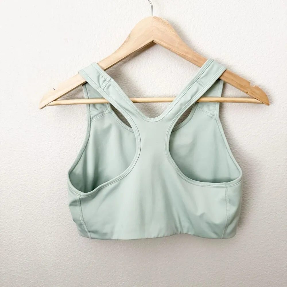 NIKE | Light Mint Green Sport Sports Bra High Neck Elastic Athletic | Size XL - Image 6