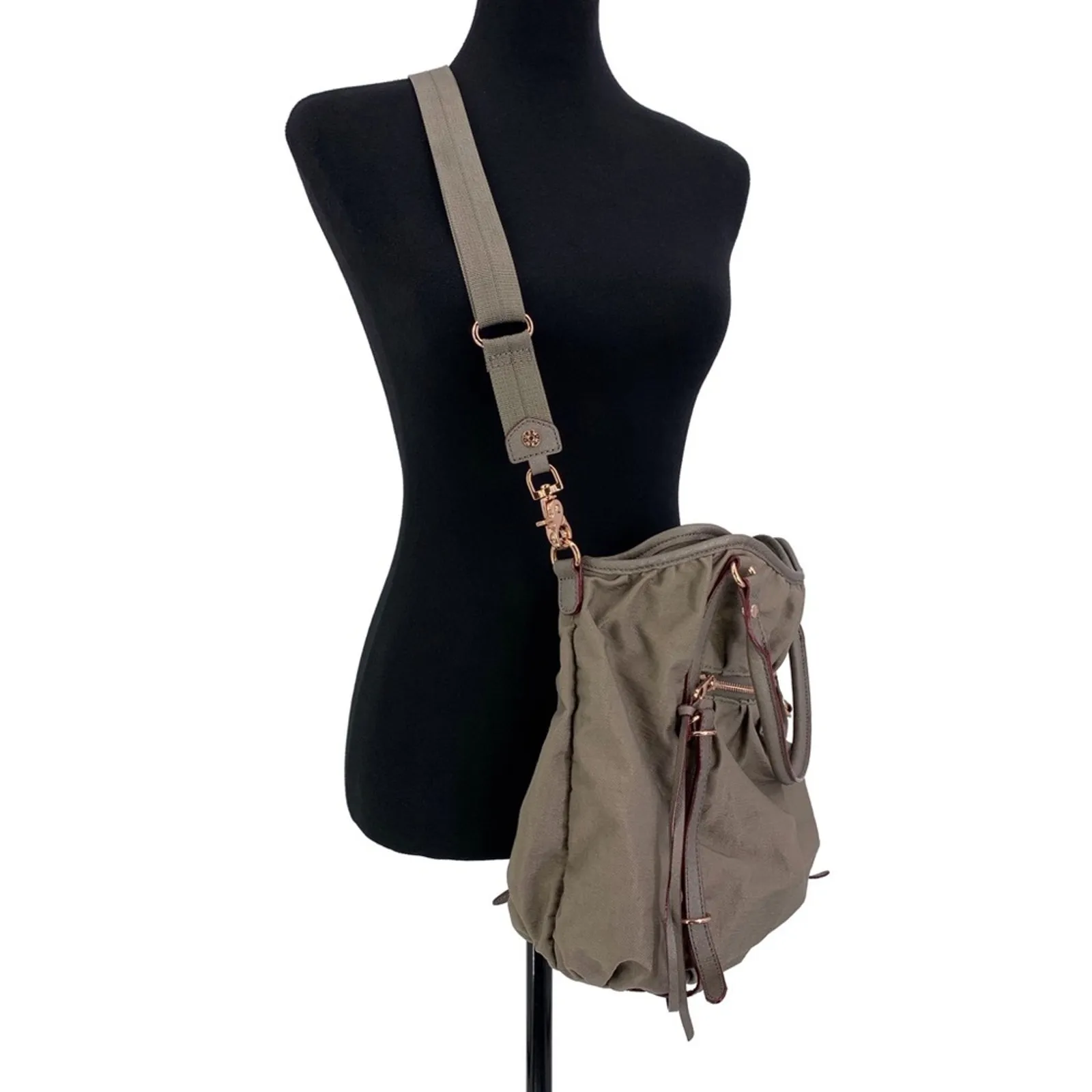 MZ WALLACE Bianca Bedford Tote Bag Medium Grey - Image 2