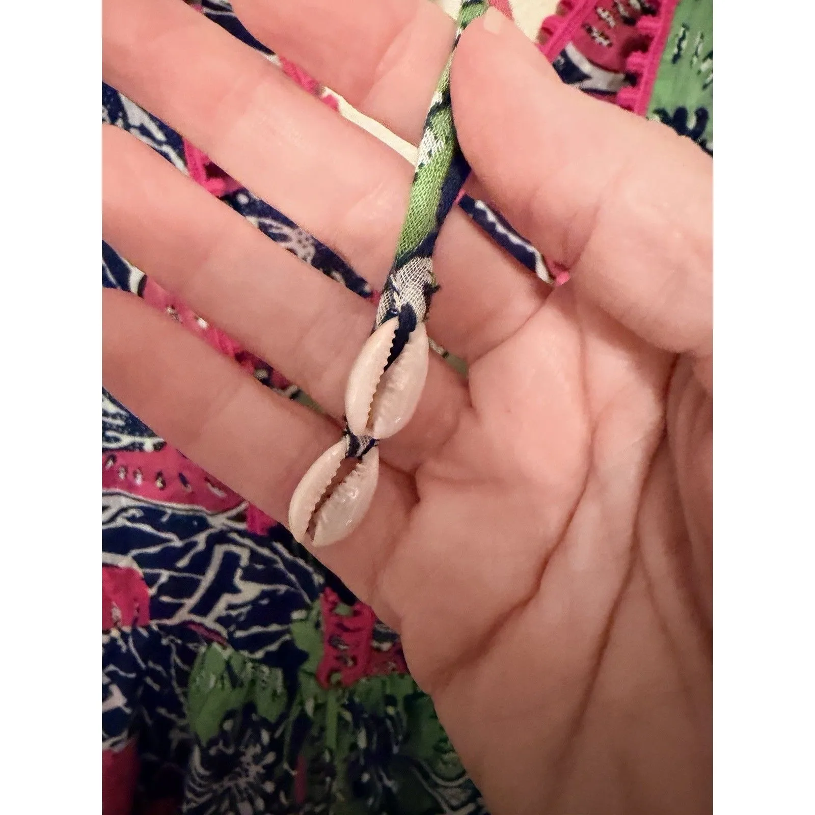 NEW Inda Adila Mini Dress Women’s Size XS Multicolor Lilly Seashell Tie - Image 6